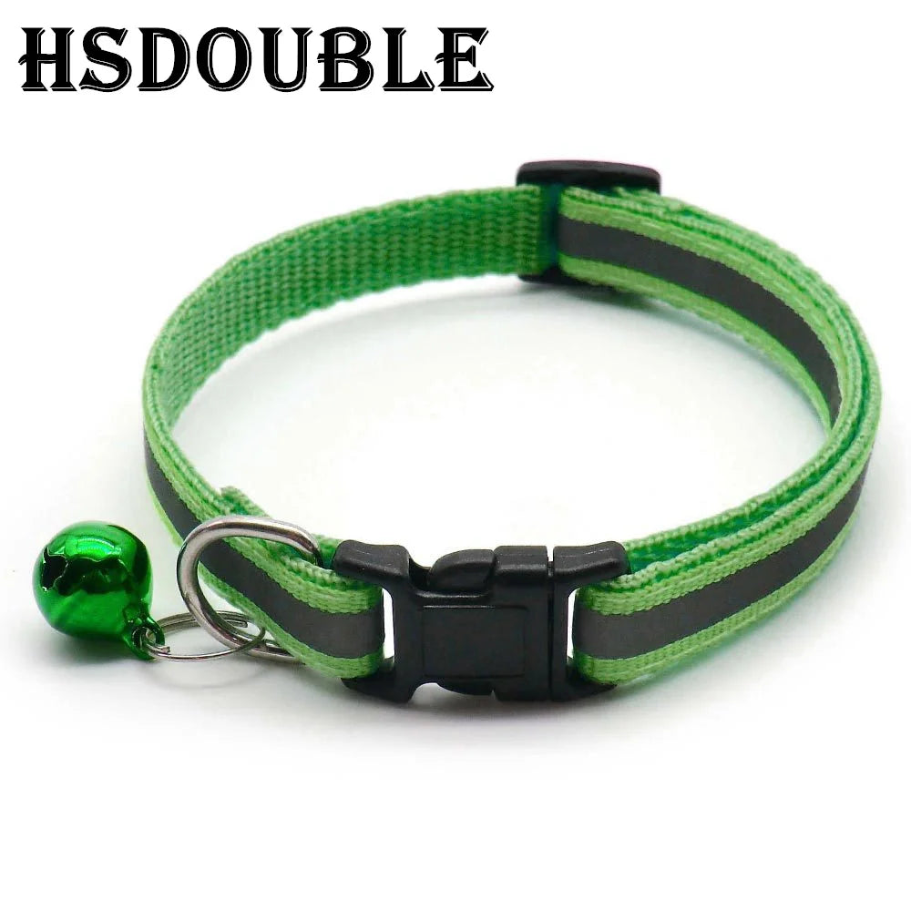 Adjustable Reflective Collar With Bells