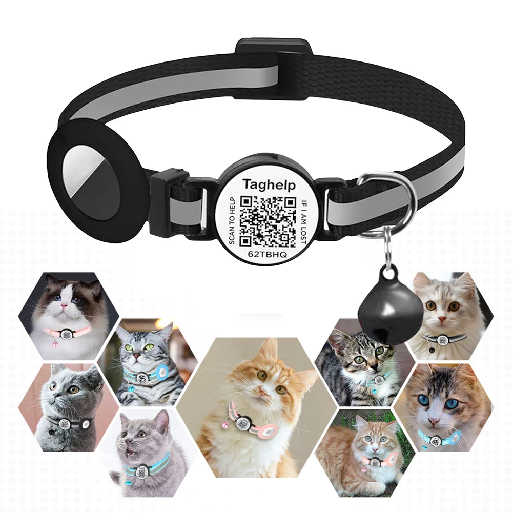 Breakaway Kitten QR Code Collar