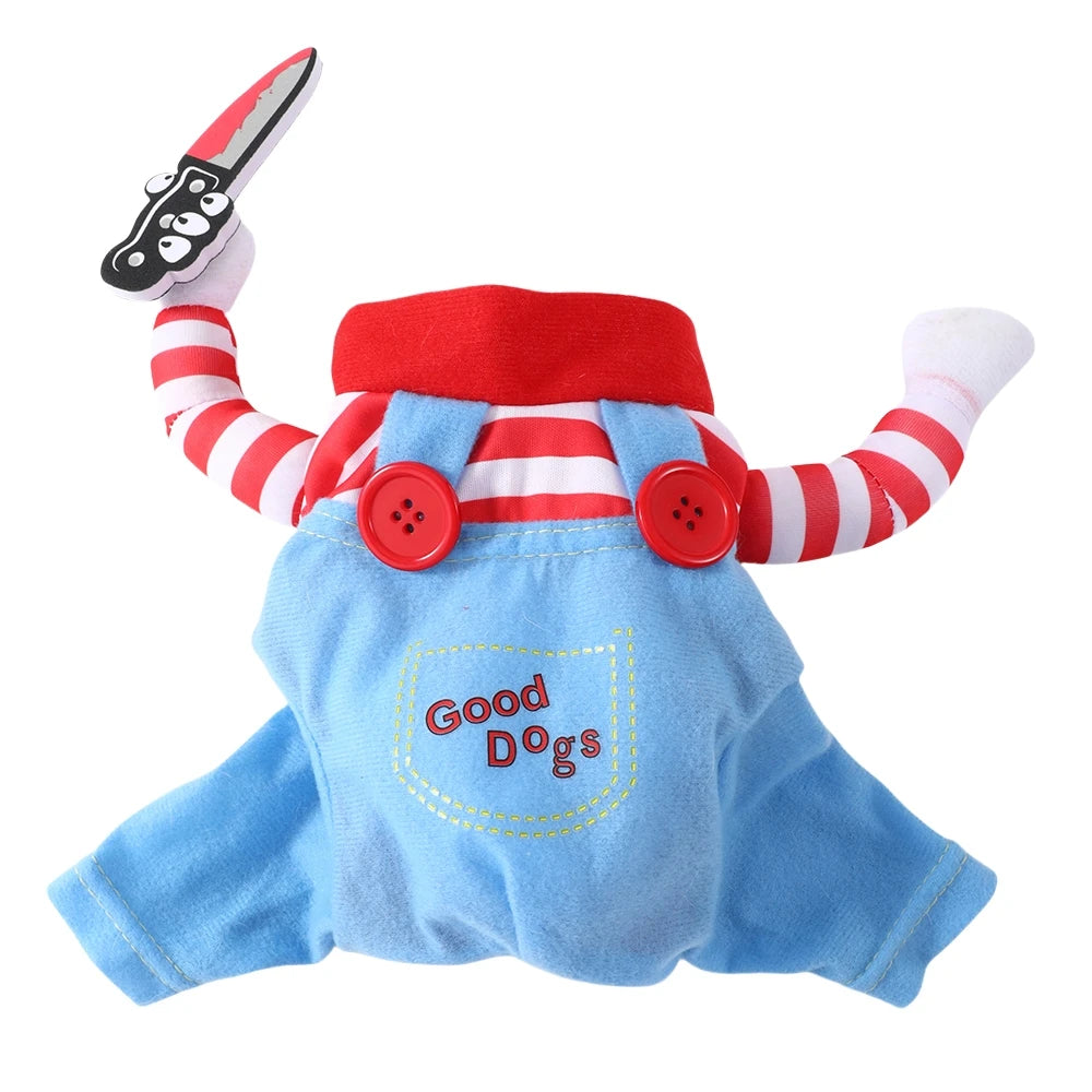 Cosplay Cozy Puppy Striped Clothes