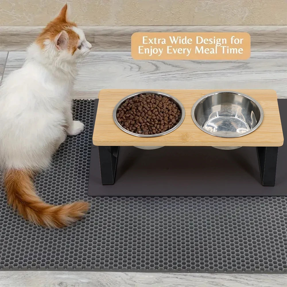 Anti-Vomiting Stainless Steel Pet Bowls