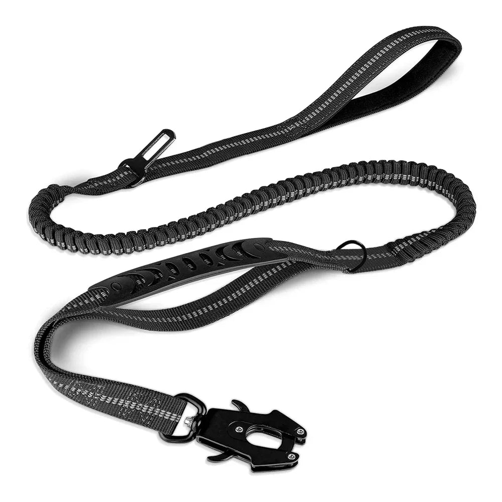 Reflective Shock Absorbing Tactical Leash