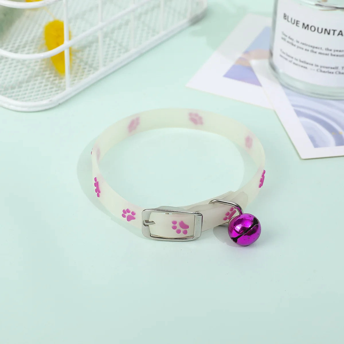 Fluorescent Silicone Cat Collar