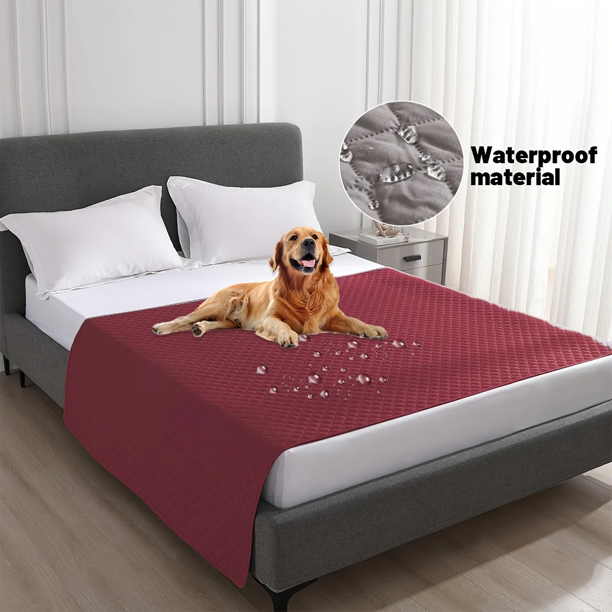 Anti-Leaking & Non-Slip Pet Bed Mat