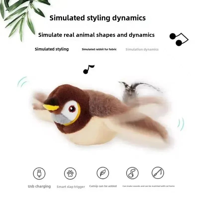 Rechargeable Simulated Bird Cat Toy