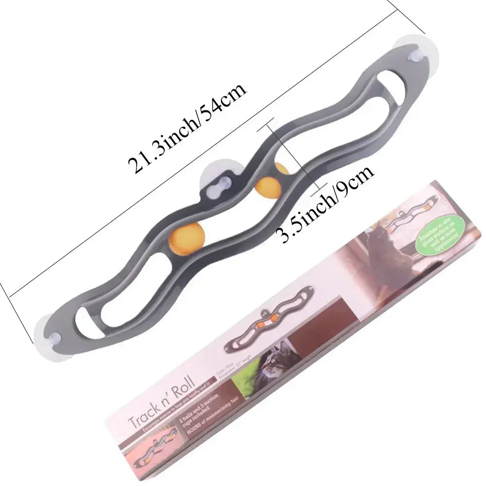 Plastic Sucker Track Ball Toys