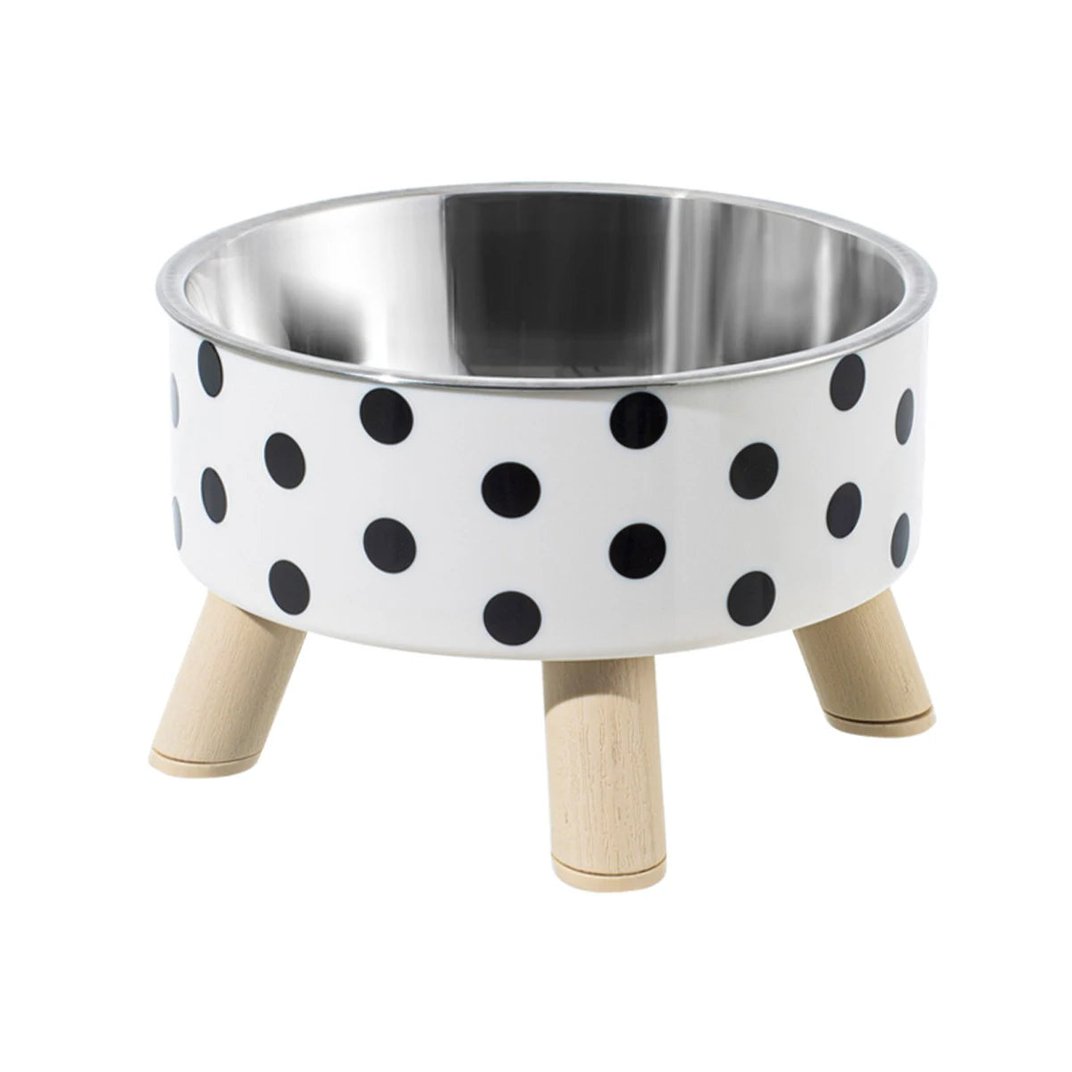Polka-Dot Anti-Slip Pet Bowl