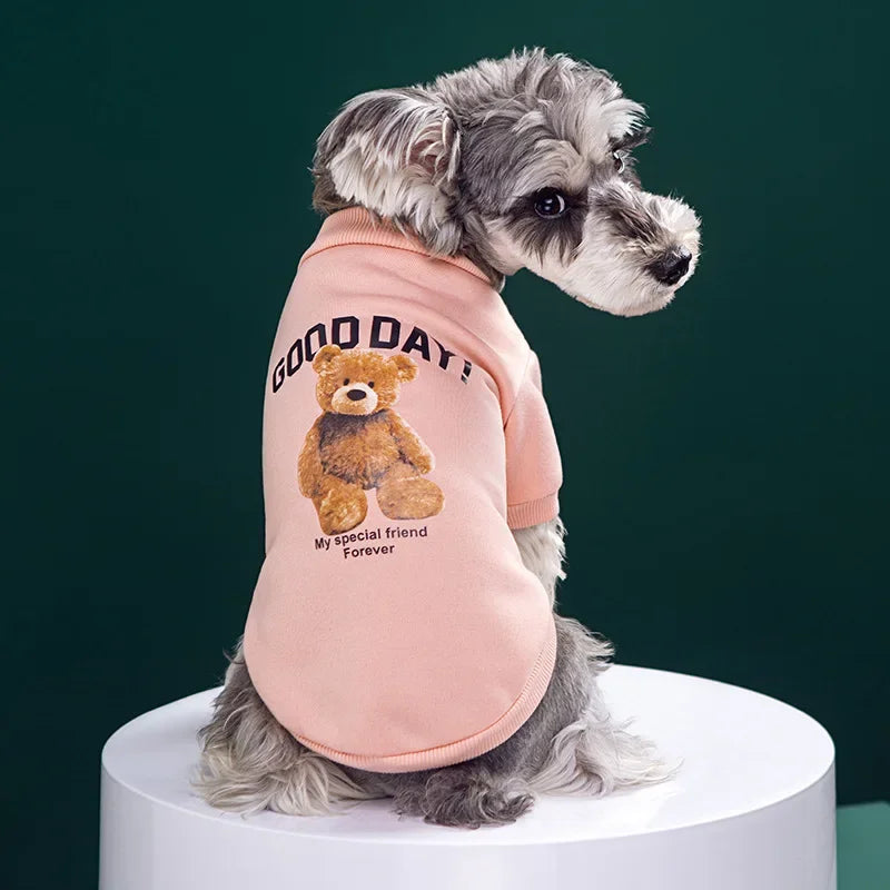 Bear Pattern Pet Jacket