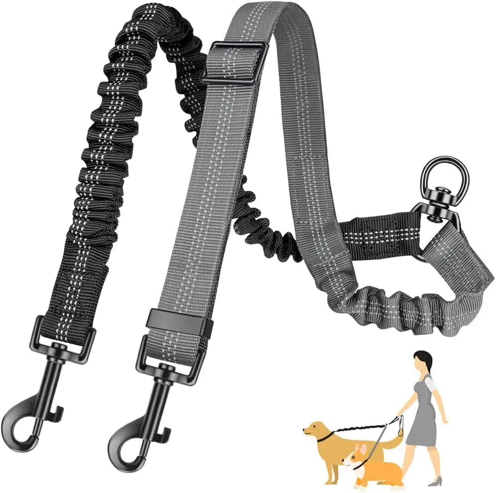 Adjustable Strap Dual Attachment Leash