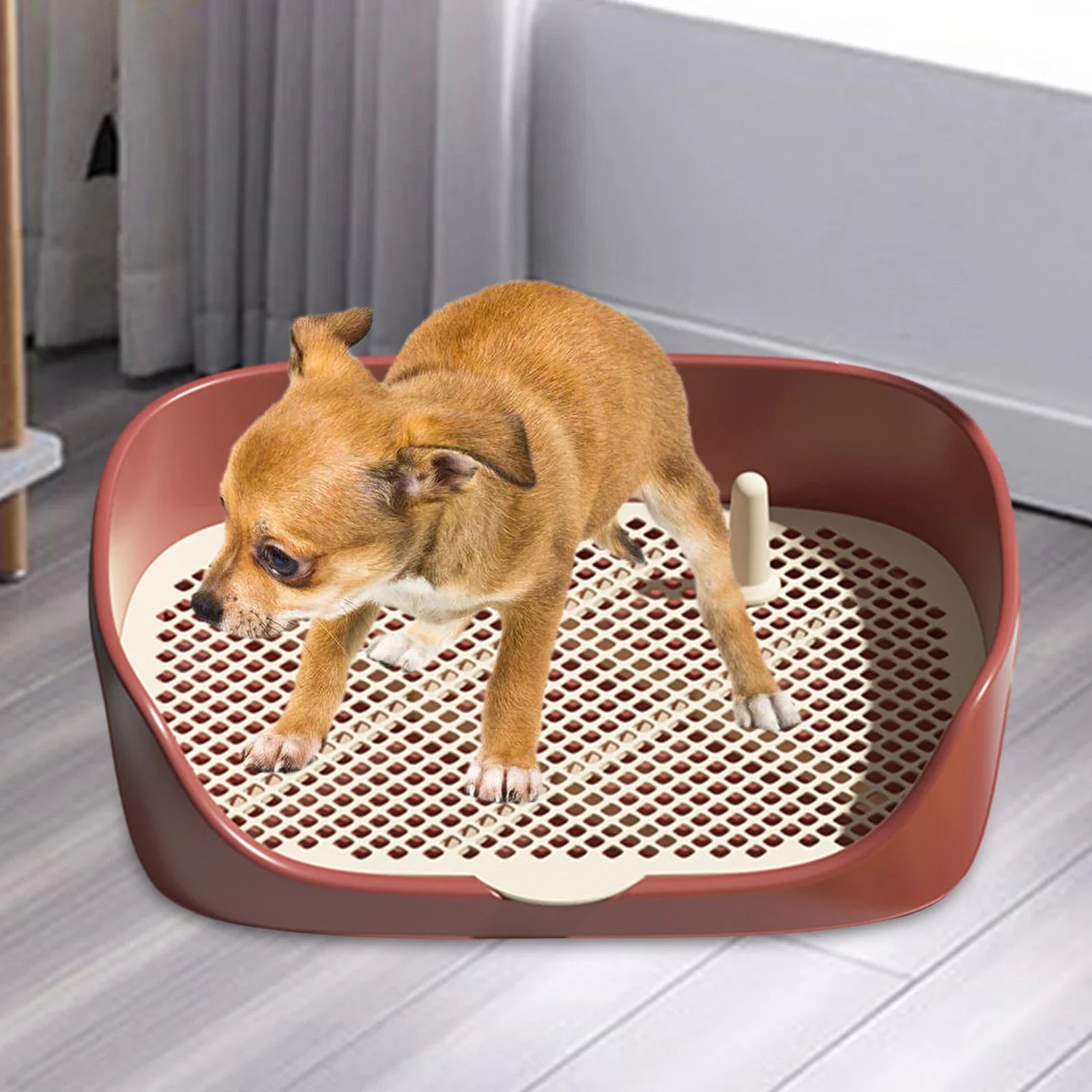 Anti-Splash Pet Trainer Litter Box