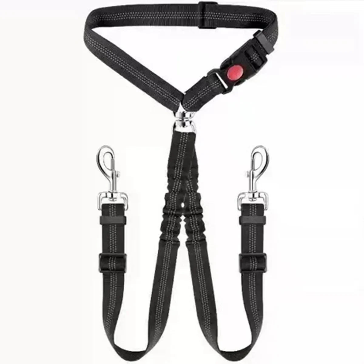 Car Headrest Restraint Dual Seat Belt