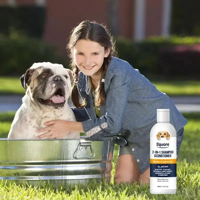 2 In 1 Natural Moisturizing Dog Shampoo