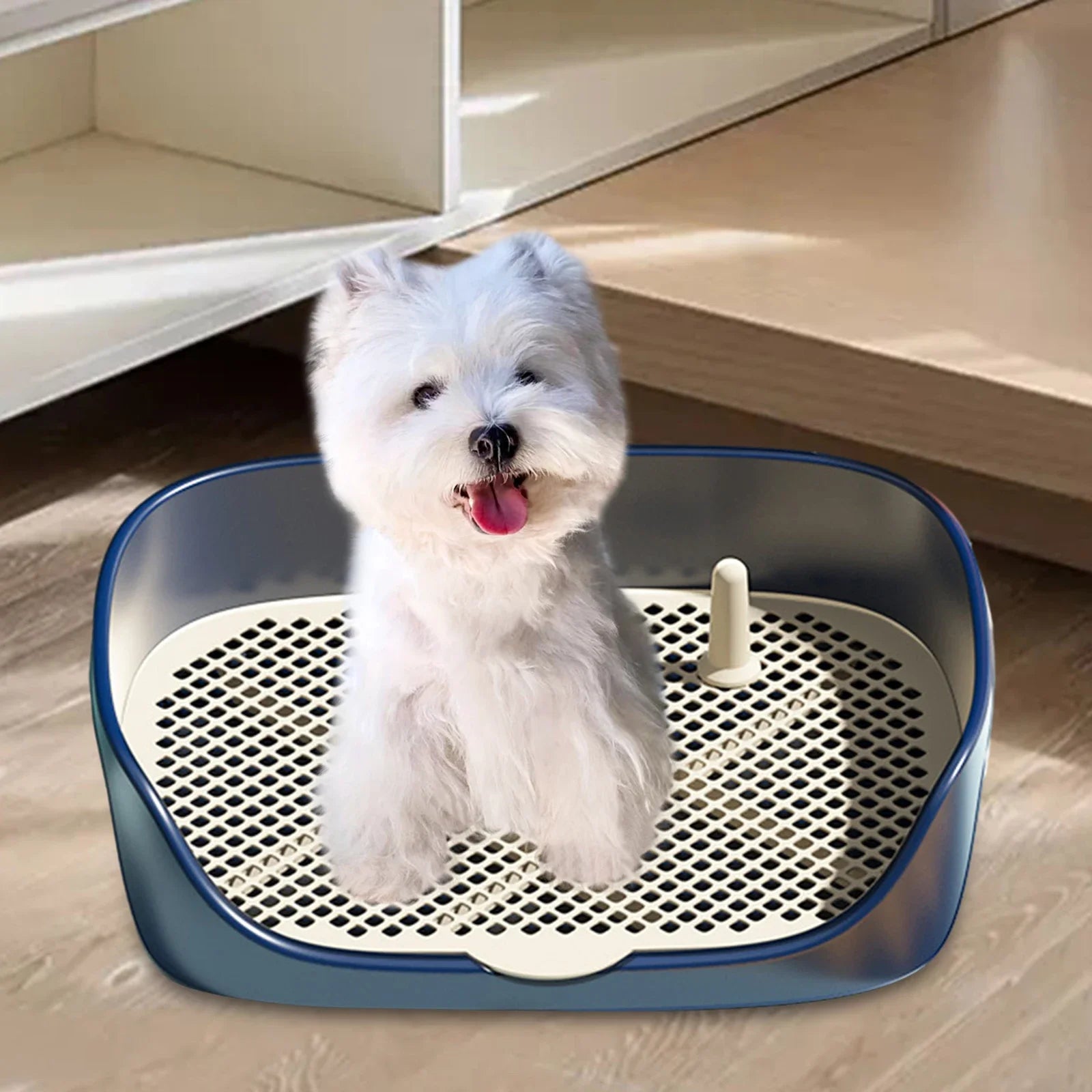 Anti-Splash Pet Trainer Litter Box