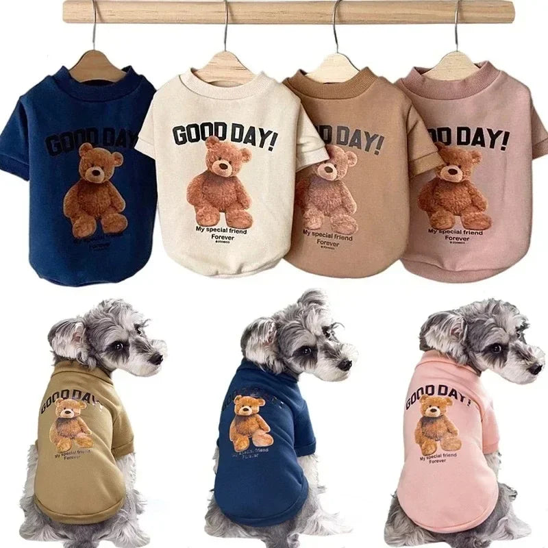 Bear Pattern Pet Jacket