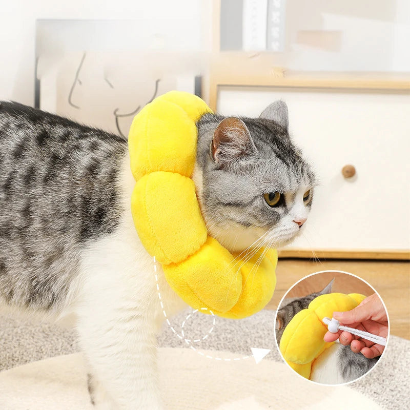 Anti-Lick Sunflower Elizabethan Collar