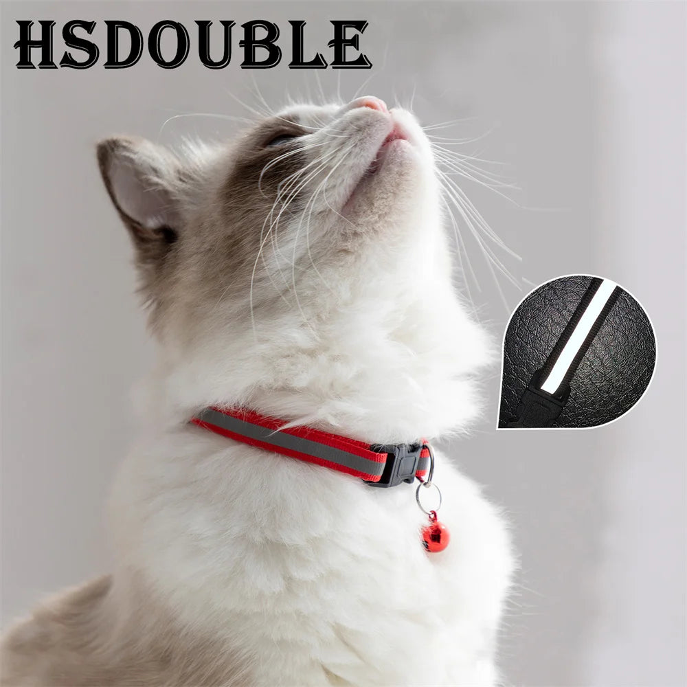Adjustable Reflective Collar With Bells