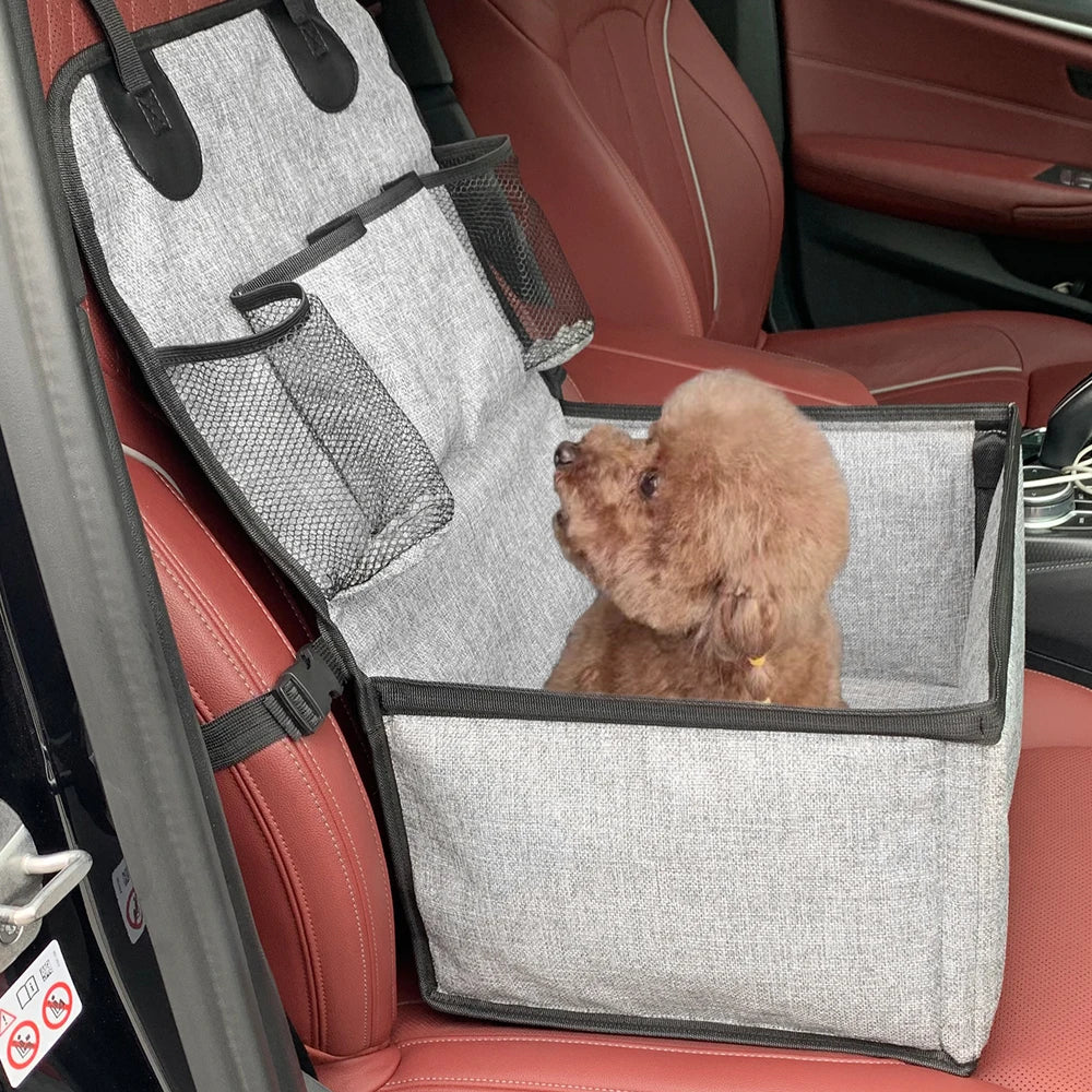 Dog Car Seat with Storage