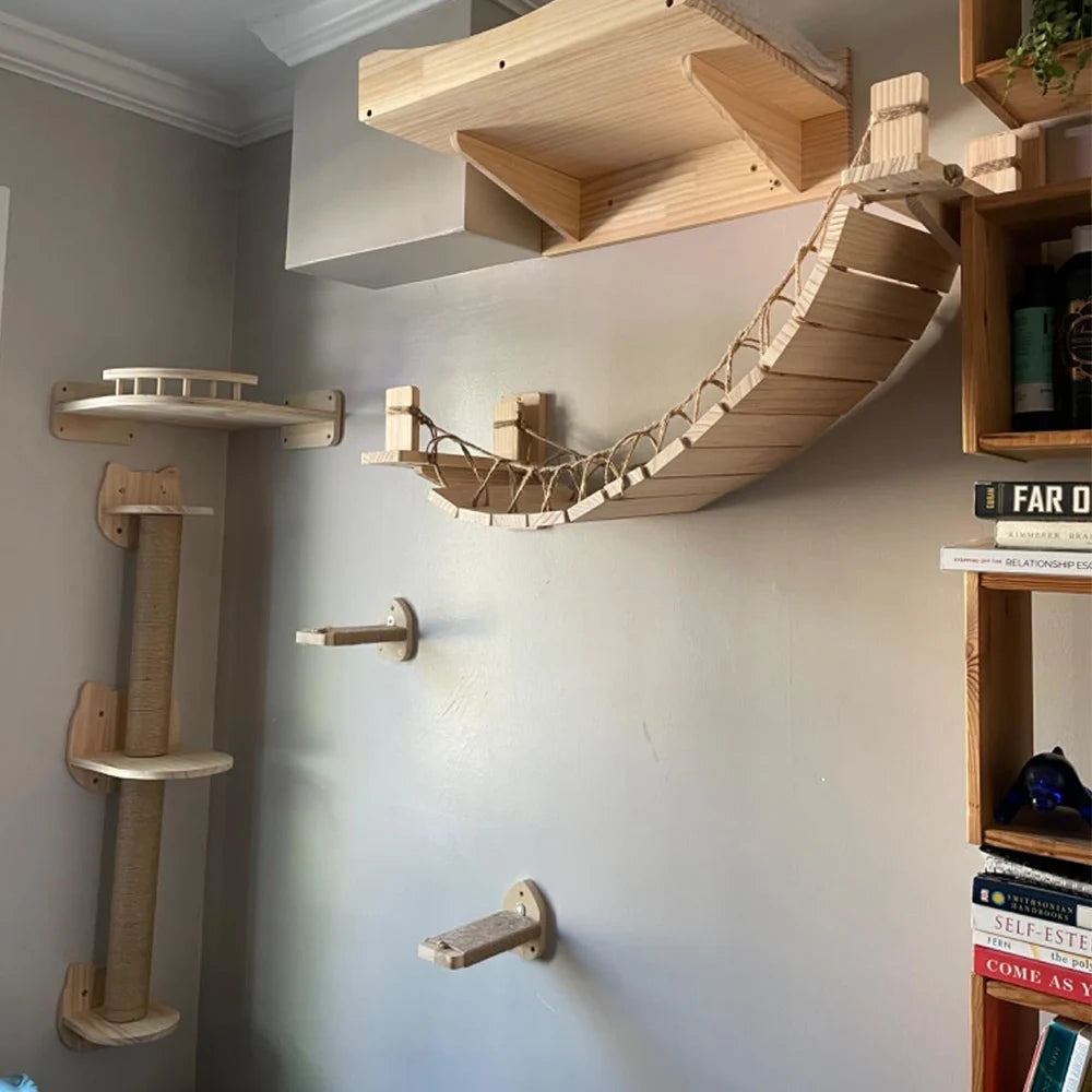 Cat Shelf Wall Climbing House