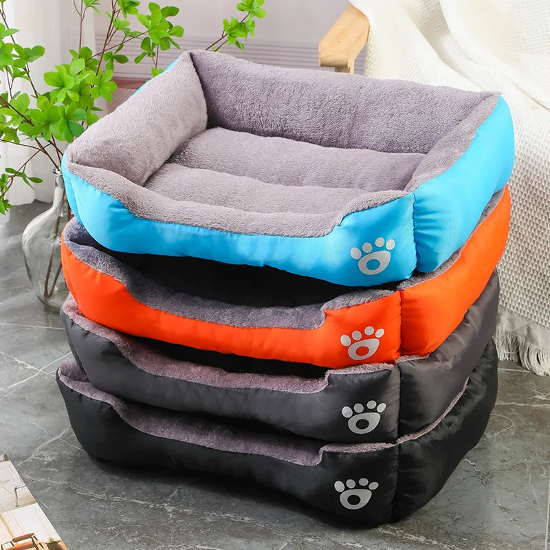 Square Winter Waterproof Cat Bed