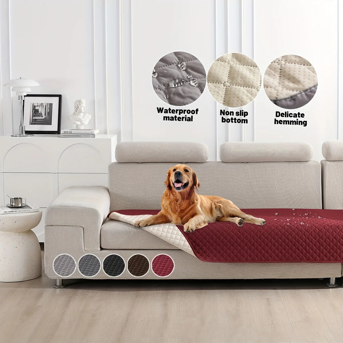 Anti-Leaking & Non-Slip Pet Bed Mat
