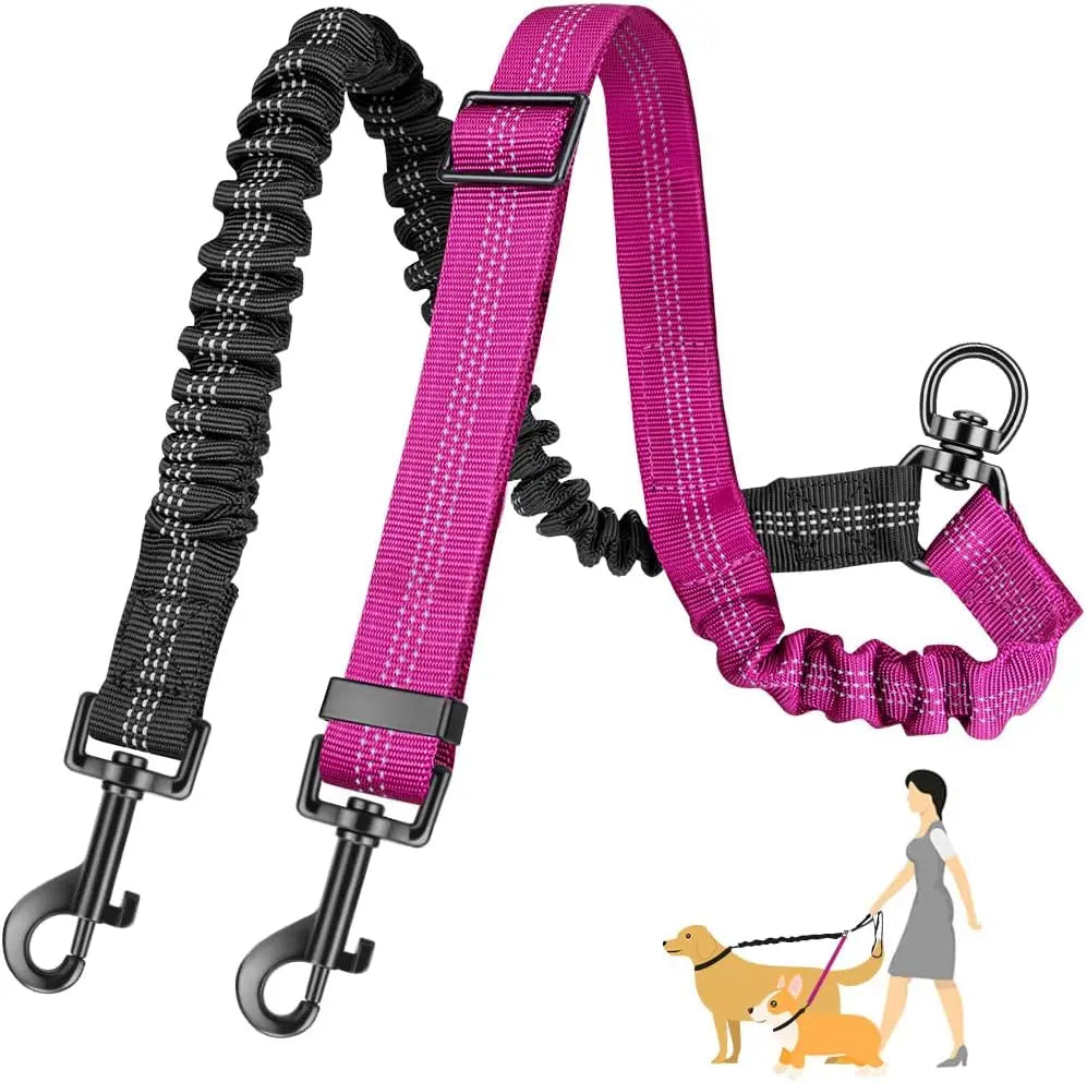 Adjustable Strap Dual Attachment Leash