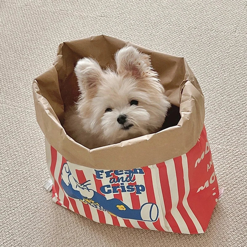 Popcorn Paper Dog Hidden Toy