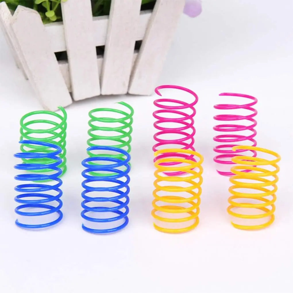 Interactive Cat Spring Toy