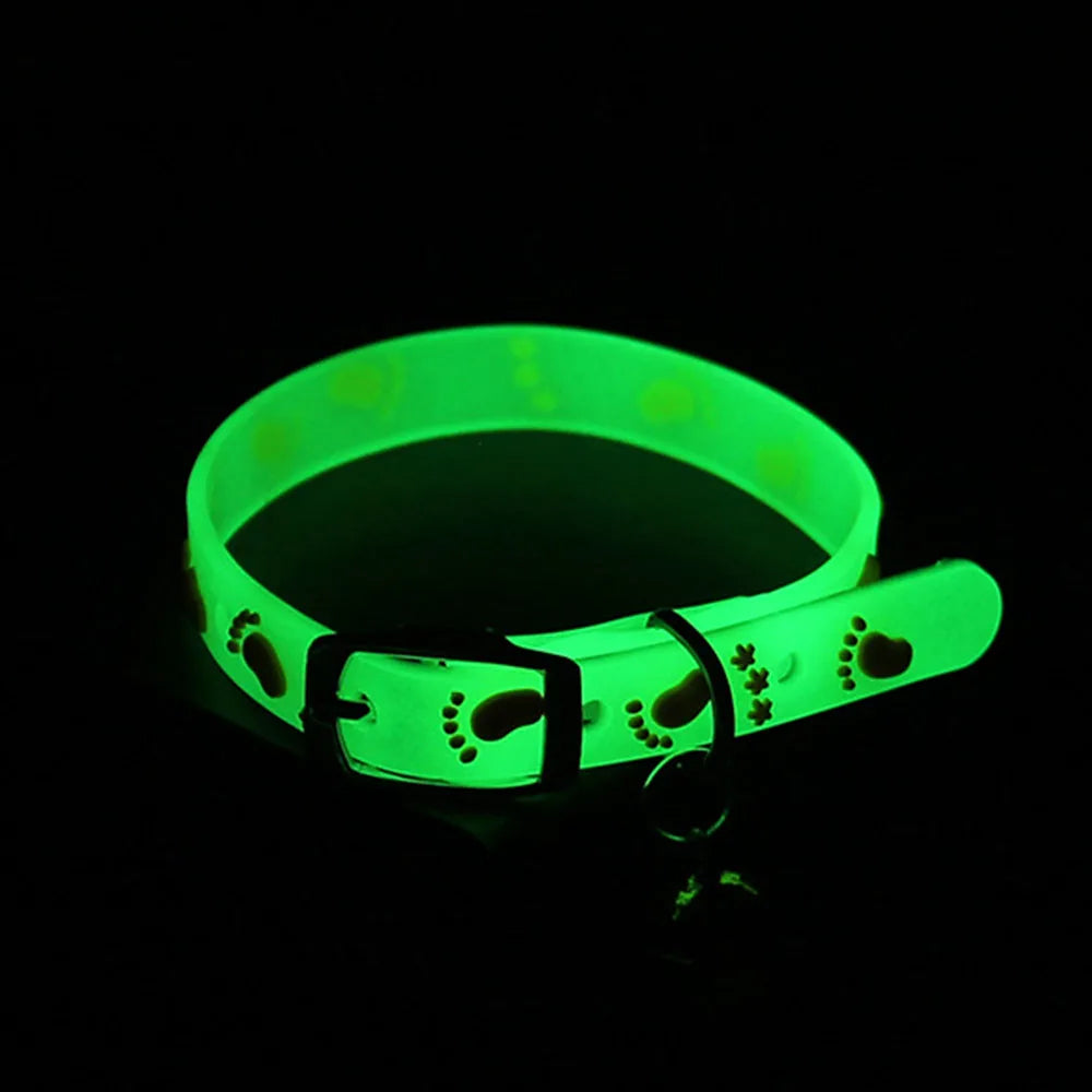 Fluorescent Silicone Cat Collar