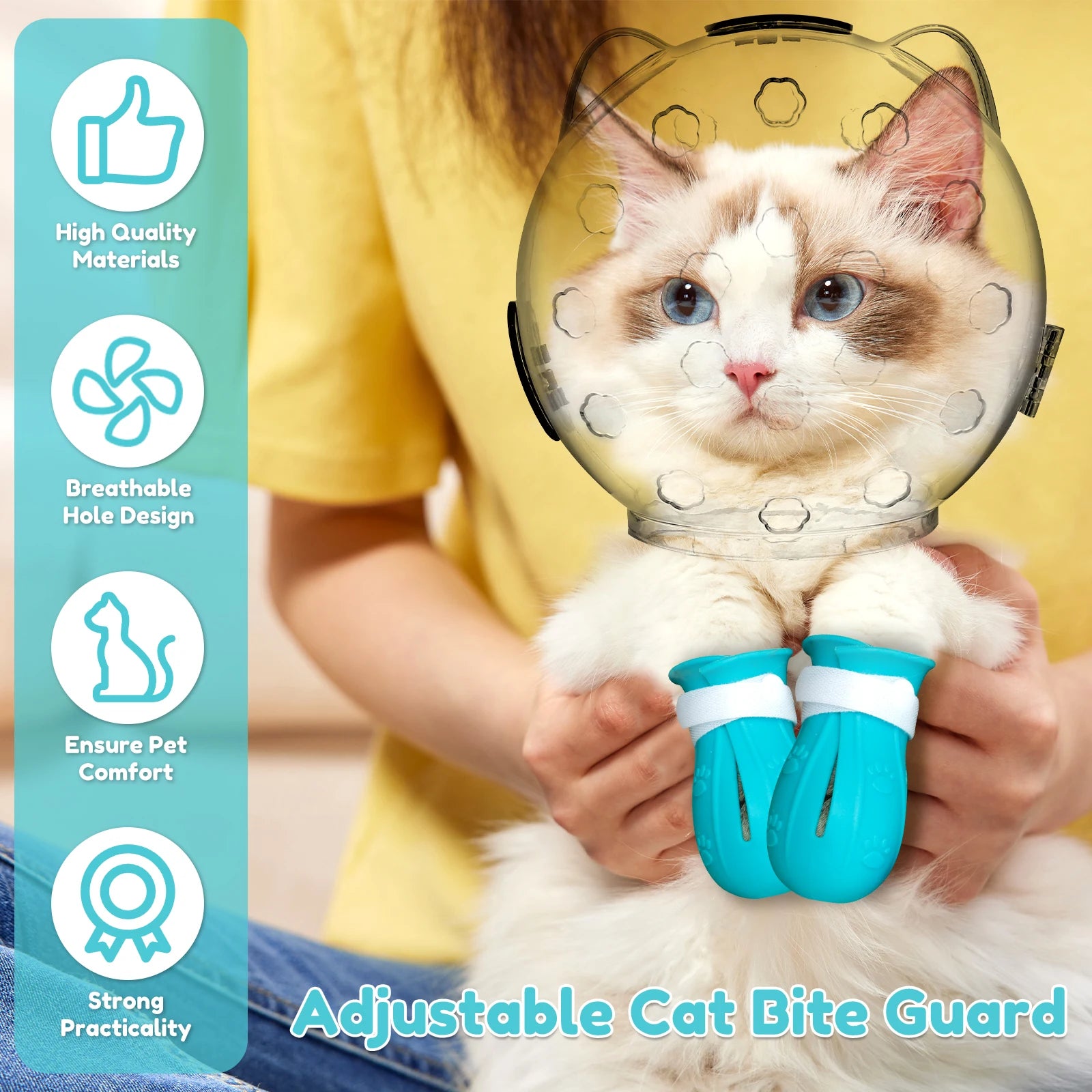 Anti-Licking Cat Muzzle Cover Grooming