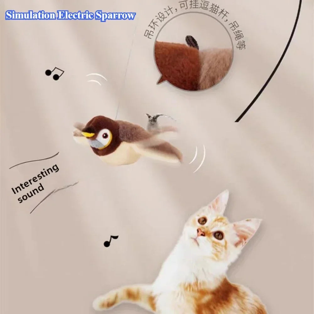 Rechargeable Simulated Bird Cat Toy