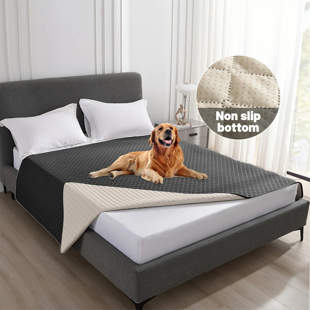 Anti-Leaking & Non-Slip Pet Bed Mat
