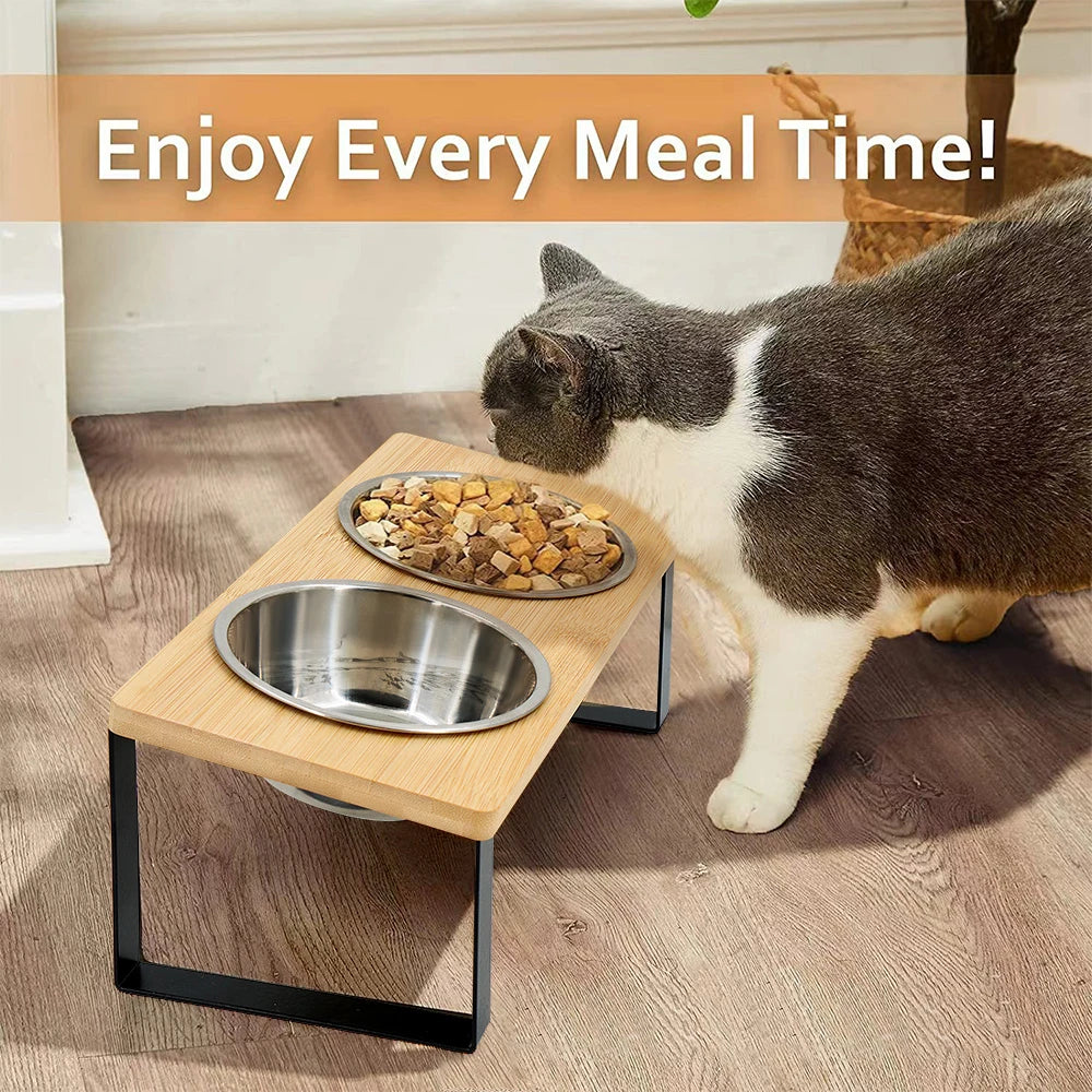 Anti-Vomiting Stainless Steel Pet Bowls