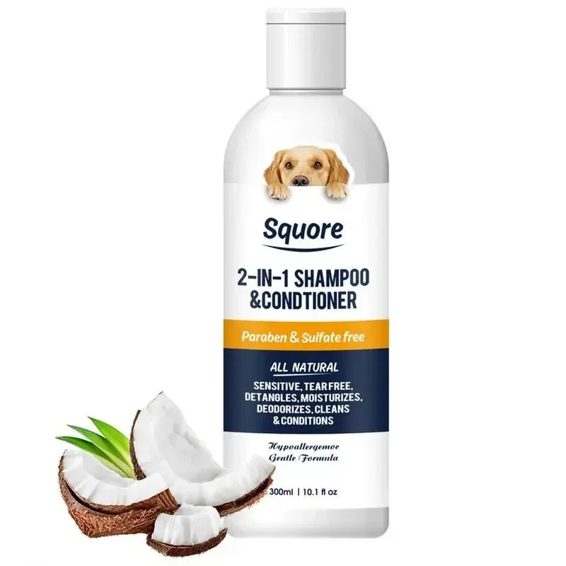 2 In 1 Natural Moisturizing Dog Shampoo