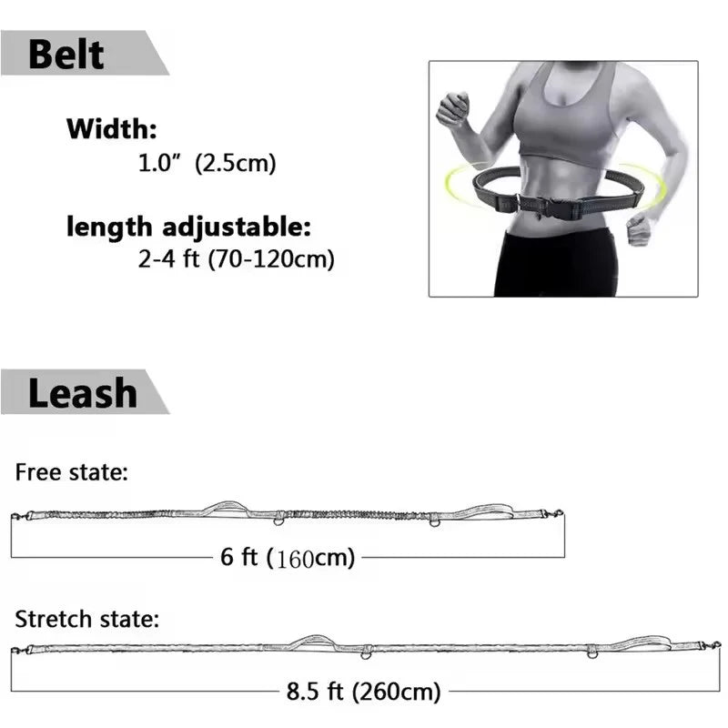 Hands-free Elastic Traction Rope