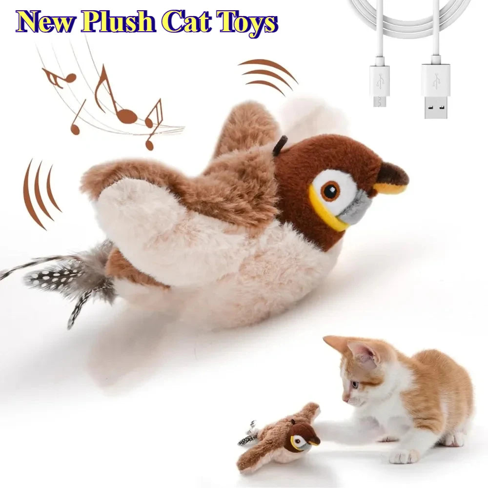 Rechargeable Simulated Bird Cat Toy