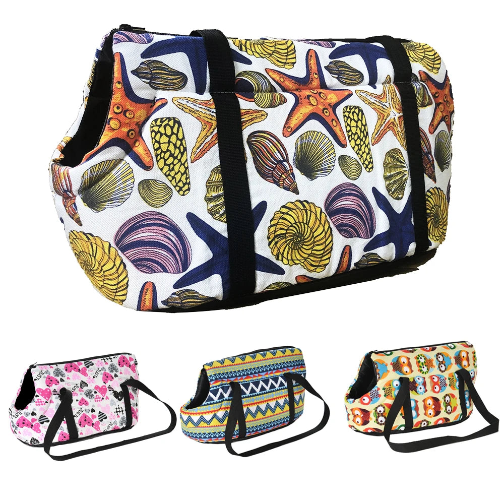 Fashion Printed Dog Carrier Bag