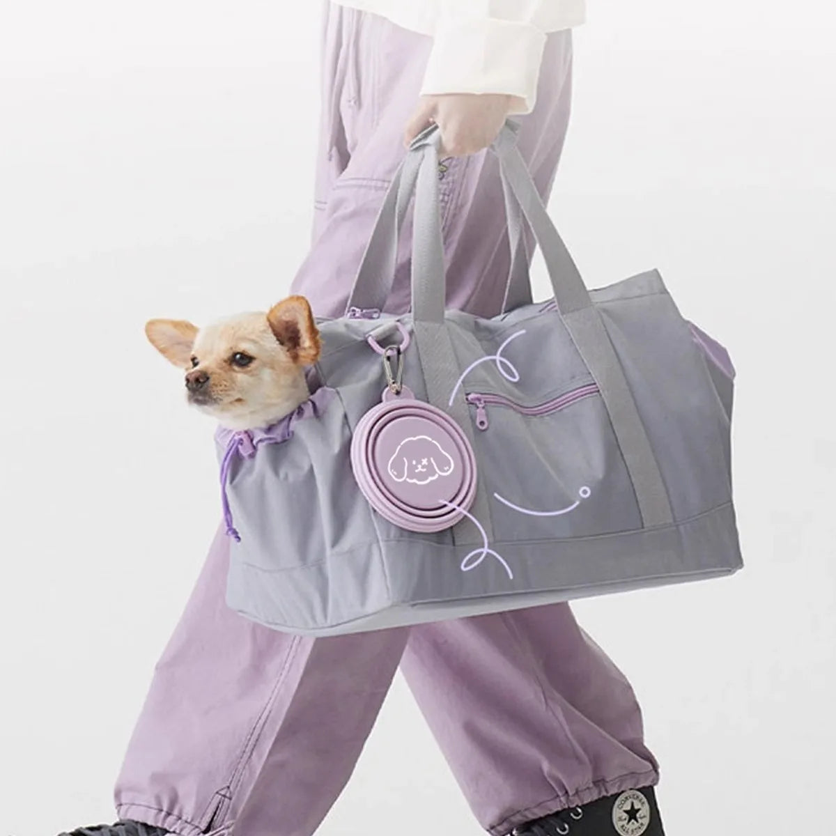 Pets Go Out Folding Bowls