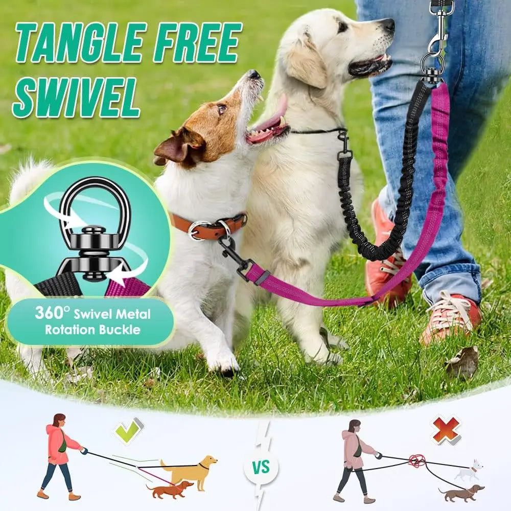 Adjustable Strap Dual Attachment Leash
